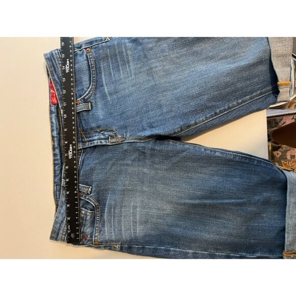 Women Seven7 Cut Off Jean Shorts Sz 30 Medium Wash - Picture 6 of 8